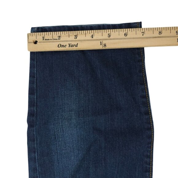 Lands End Canvas Boyfriend Fit Jeans Womens Size 31 Button Fly Medium Wash Denim - Picture 6 of 15